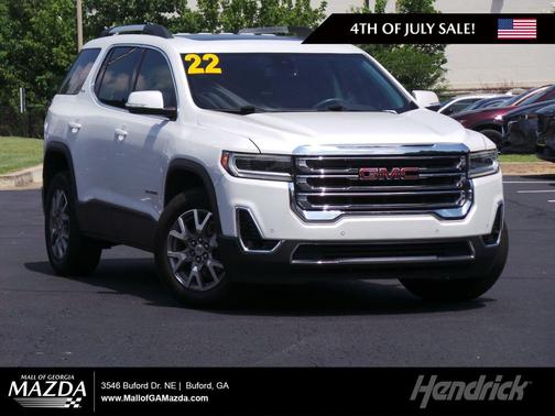 White Frost Tricoat 2022 GMC Acadia FWD SLT