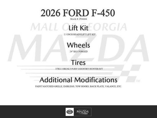 Avalanche 2026 Ford F-450 Platinum