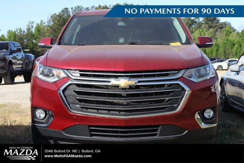 Cajun Red Tintcoat 2021 Chevrolet Traverse LT Cloth