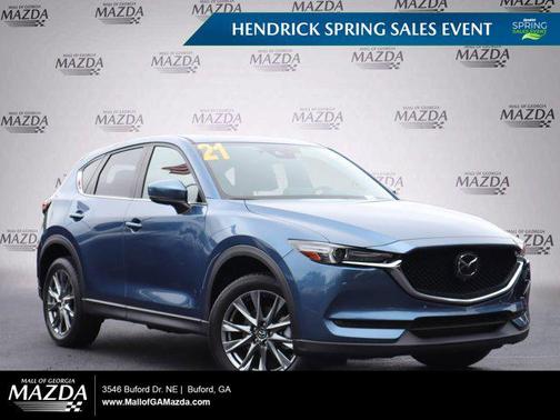 Eternal Blue Mica 2021 Mazda CX-5 Signature