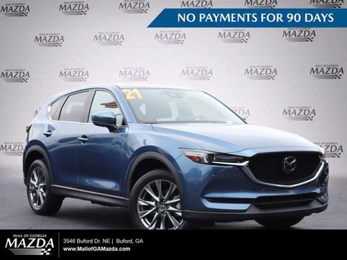 Eternal Blue Mica 2021 Mazda CX-5 Signature