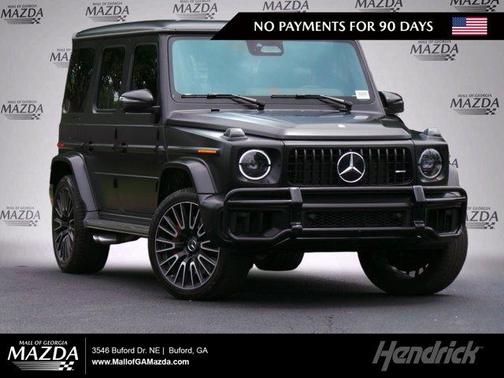 Obsidian Black Metallic 2025 Mercedes-Benz AMG G 63 Base
