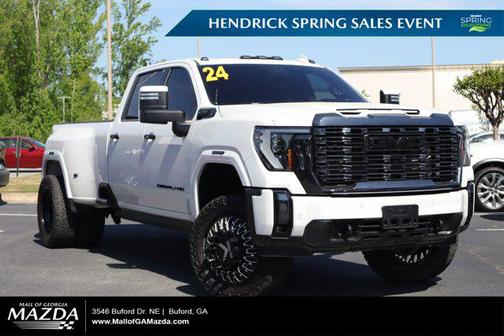 White Frost Tricoat 2024 GMC Sierra 3500 Denali