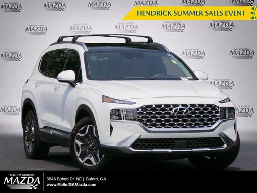 Quartz White 2022 Hyundai SANTA FE Limited