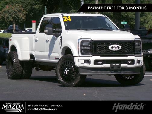 Star White Metallic Tri-Coat 2024 Ford F-450 Limited
