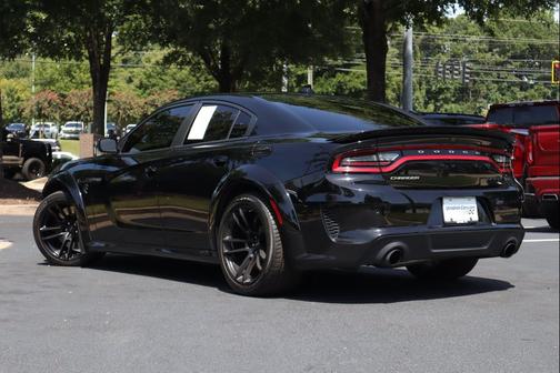 Pitch Black Clearcoat 2023 Dodge Charger SRT Hellcat Widebody Jailbreak