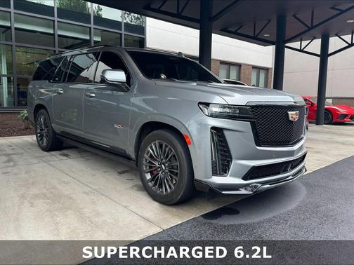 Argent Silver Metallic 2023 Cadillac Escalade ESV V-Series