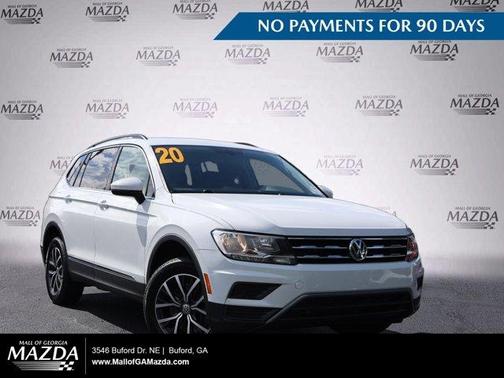 Pure White 2020 Volkswagen Tiguan 2.0T SE 4MOTION