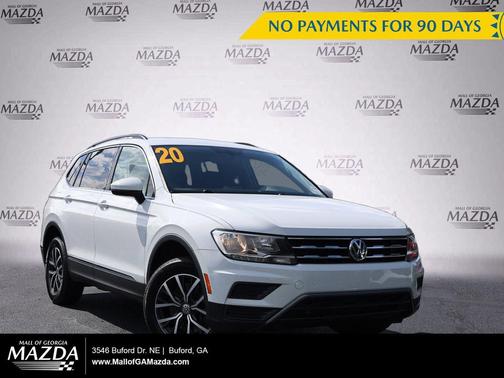 Pure White 2020 Volkswagen Tiguan 2.0T SE 4MOTION
