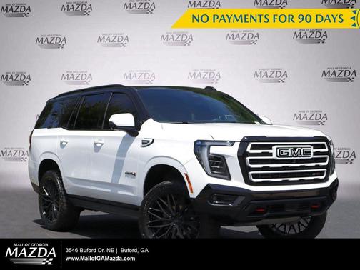Summit White 2025 GMC Yukon AT4 4WD