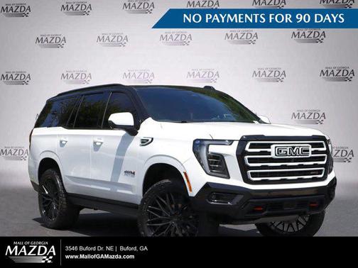 Summit White 2025 GMC Yukon AT4 4WD