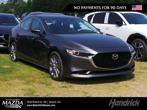 Machine Gray Metallic 2023 Mazda Mazda3 FWD w/Preferred Package
