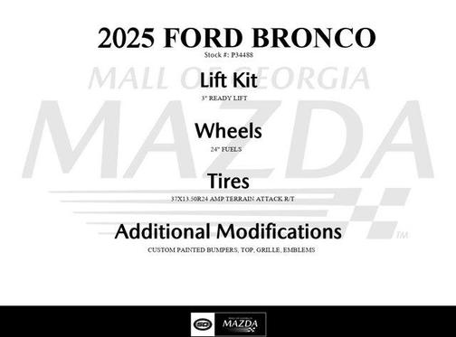 MARSH GRAY 2025 Ford Bronco Outer Banks