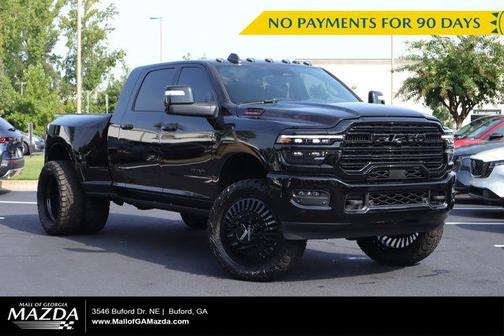 Diamond Black Crystal Pearlcoat 2026 RAM 3500 Laramie Mega Cab 4x4 6'4' Box
