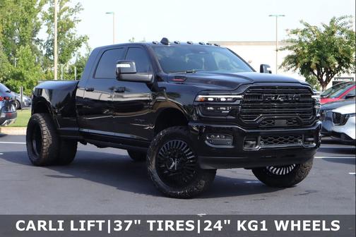 Diamond Black Crystal Pearlcoat 2026 RAM 3500 Laramie Mega Cab 4x4 6'4' Box