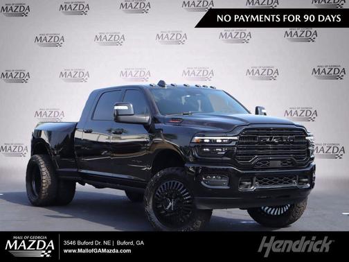 Diamond Black Crystal Pearlcoat 2026 RAM 3500 Laramie Mega Cab 4x4 6'4' Box