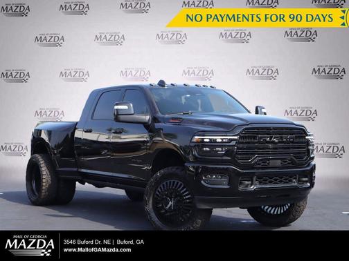Diamond Black Crystal Pearlcoat 2026 RAM 3500 Laramie Mega Cab 4x4 6'4' Box