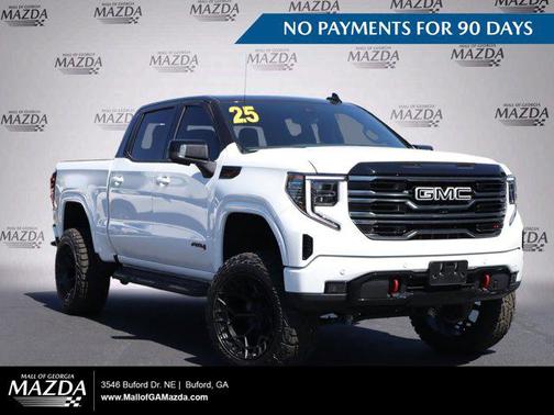 Summit White 2025 GMC Sierra 1500 AT4