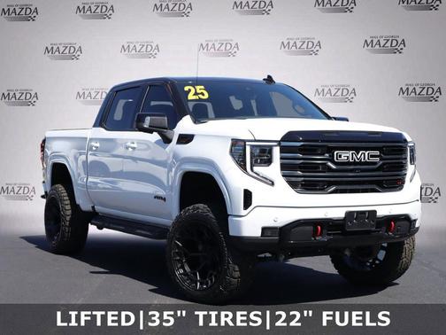 Summit White 2025 GMC Sierra 1500 AT4