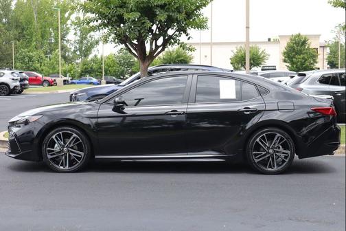 Midnight Black Metallic 2025 Toyota Camry XSE