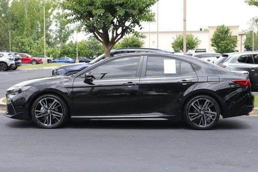 Midnight Black Metallic 2025 Toyota Camry XSE