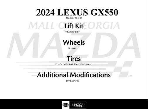 Earth/Black 2024 Lexus GX 550 Overtrail+