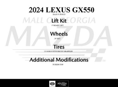 Earth/Black 2024 Lexus GX 550 Overtrail+