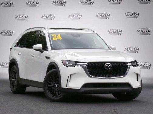 Rhodium White Premium 2024 Mazda CX-90 PHEV Preferred