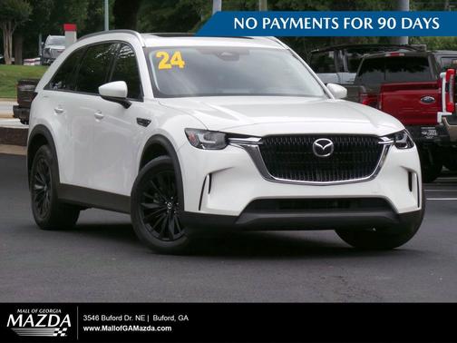 Rhodium White Premium 2024 Mazda CX-90 PHEV Preferred