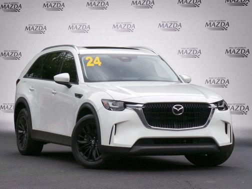 Rhodium White Premium 2024 Mazda CX-90 PHEV Preferred