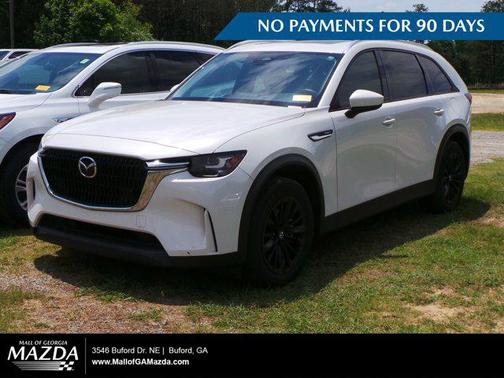 Rhodium White Premium 2024 Mazda CX-90 PHEV Preferred