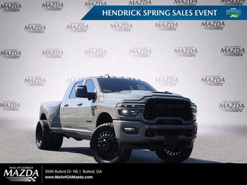 Ceramic Gray Clearcoat 2026 RAM 3500 Laramie Mega Cab 4x4 6'4' Box