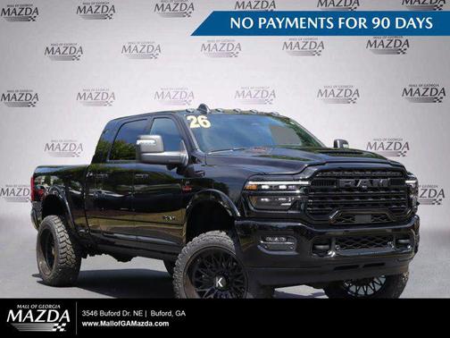 Diamond Black Crystal Pearlcoat 2026 RAM 2500 Limited Mega Cab 4x4 6'4' Box
