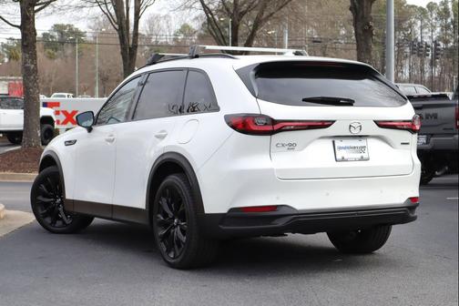 Rhodium White Premium 2025 Mazda CX-90 PHEV Premium Sport