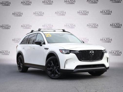 Rhodium White Premium 2025 Mazda CX-90 PHEV Premium Sport