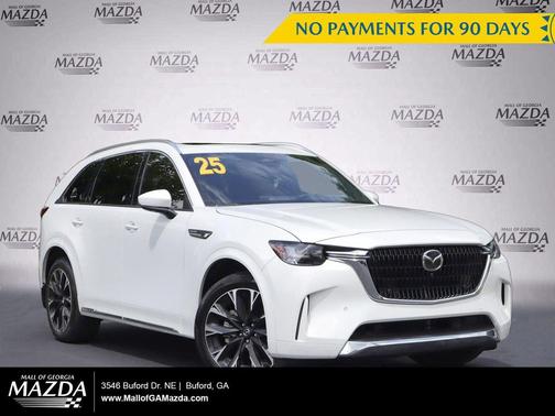 Rhodium White Premium 2025 Mazda CX-90 3.3 Turbo S Premium