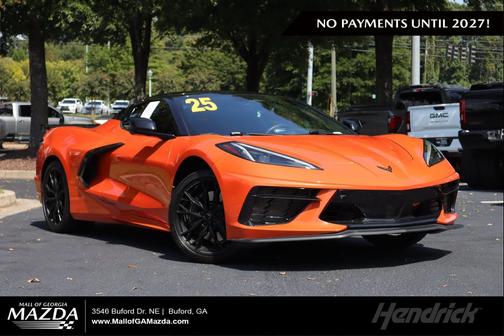 Sebring Orange Tintcoat 2025 Chevrolet Corvette Stingray w/2LT