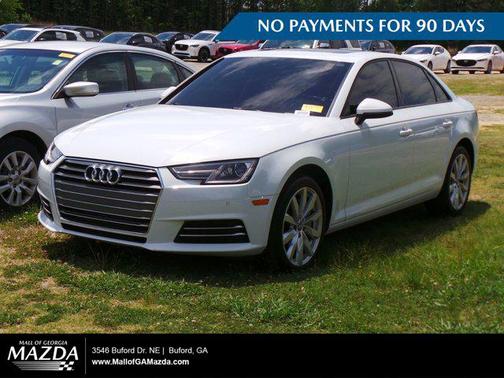 White 2017 Audi A4 2.0T Premium