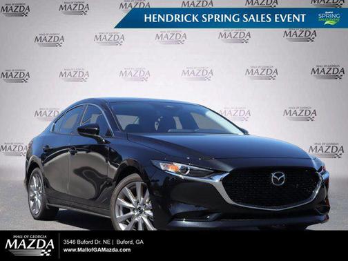 Jet Black Mica 2026 Mazda Mazda3 FWD w/Preferred Package