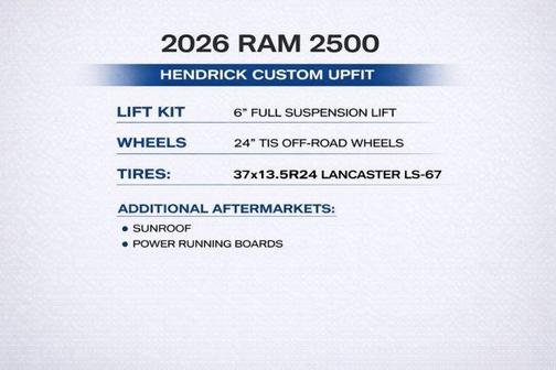 2026 RAM 2500 Laramie