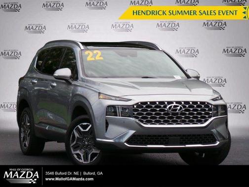 Shimmering Silver 2022 Hyundai SANTA FE Limited