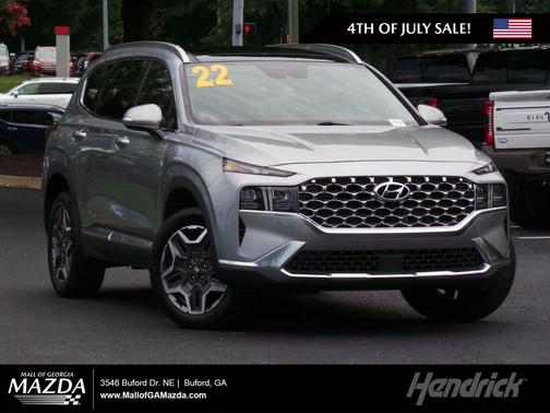 Shimmering Silver 2022 Hyundai SANTA FE Limited