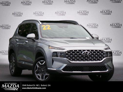 Shimmering Silver 2022 Hyundai SANTA FE Limited