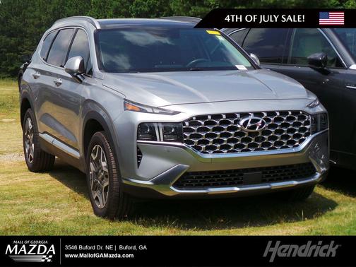Shimmering Silver 2022 Hyundai SANTA FE Limited