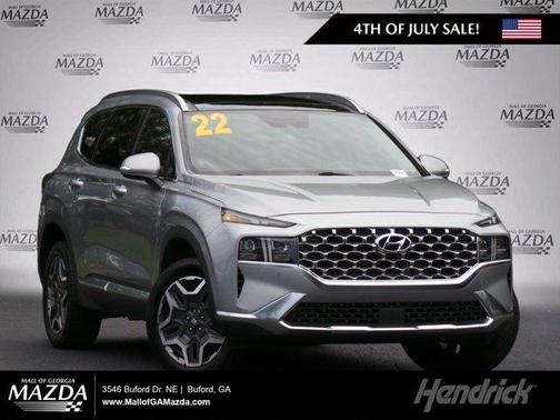 Shimmering Silver 2022 Hyundai SANTA FE Limited