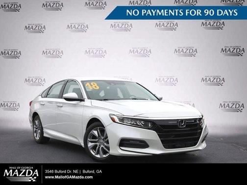 White 2018 Honda Accord LX