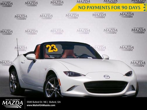 Snowflake White Pearl Mica 2023 Mazda MX-5 Miata Grand Touring