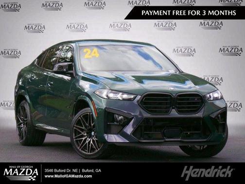 Isle of Man Green Metallic 2024 BMW X6 M Sports Activity Coupe