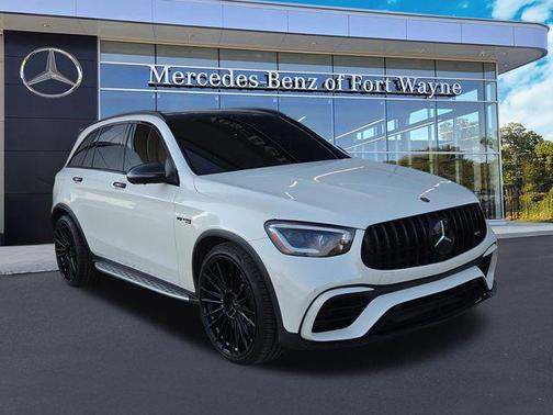 Diamond White Metallic 2021 Mercedes-Benz AMG GLC 63 4MATIC