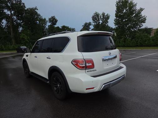 Pearl White 2018 Nissan Armada Platinum